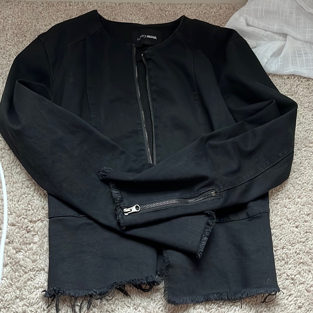 Black Jean Jacket